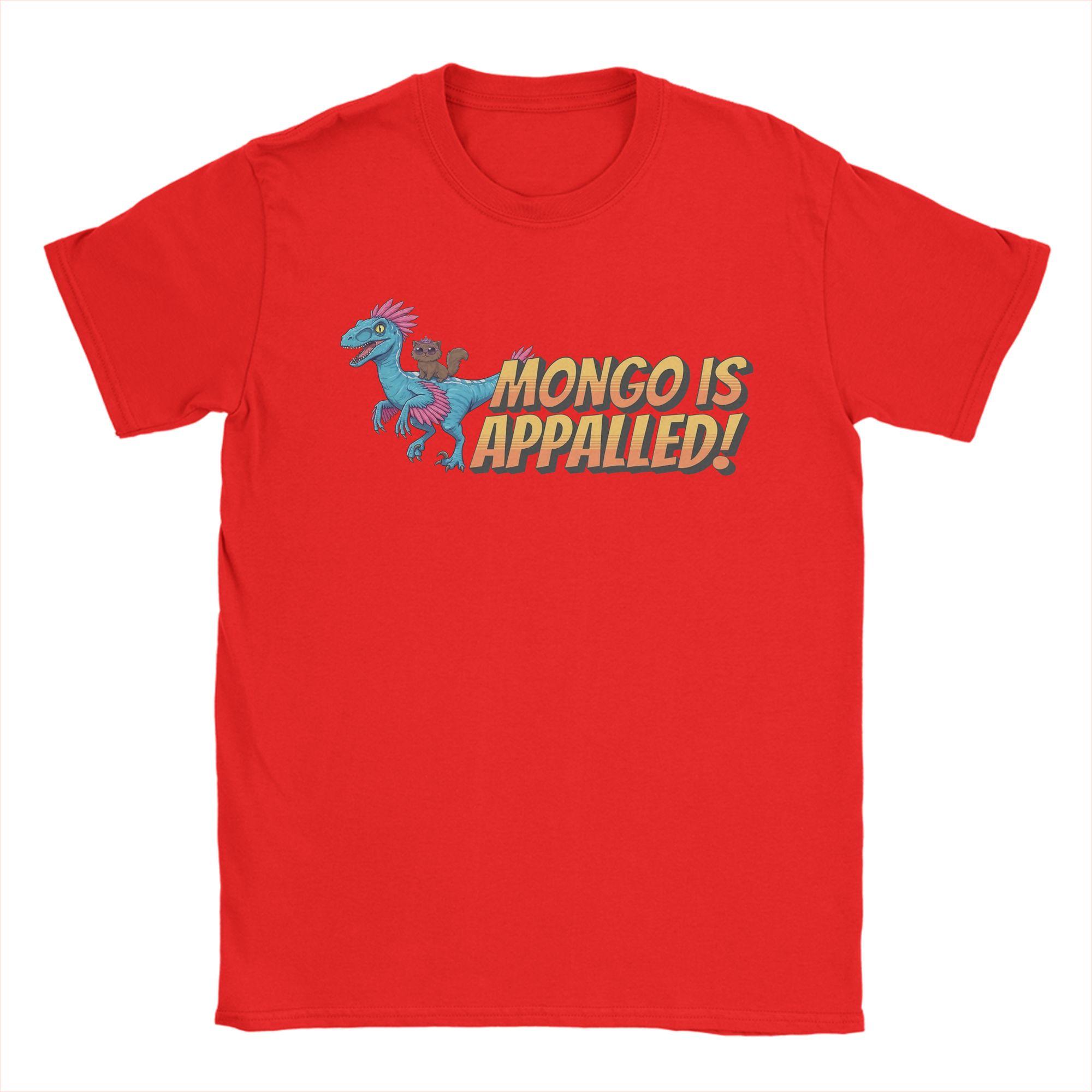 Mongo is Appalled Dungeon Crawler Carl T Shirts Mens Pure Cotton Novelty TShirt Crewneck Tees Short Sleeve Tops Plus Size S