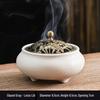 Celadon Ceramic Incense Burner - Antique Style, Small Size, Ice Crack Kiln, Sandalwood Incense Holder.