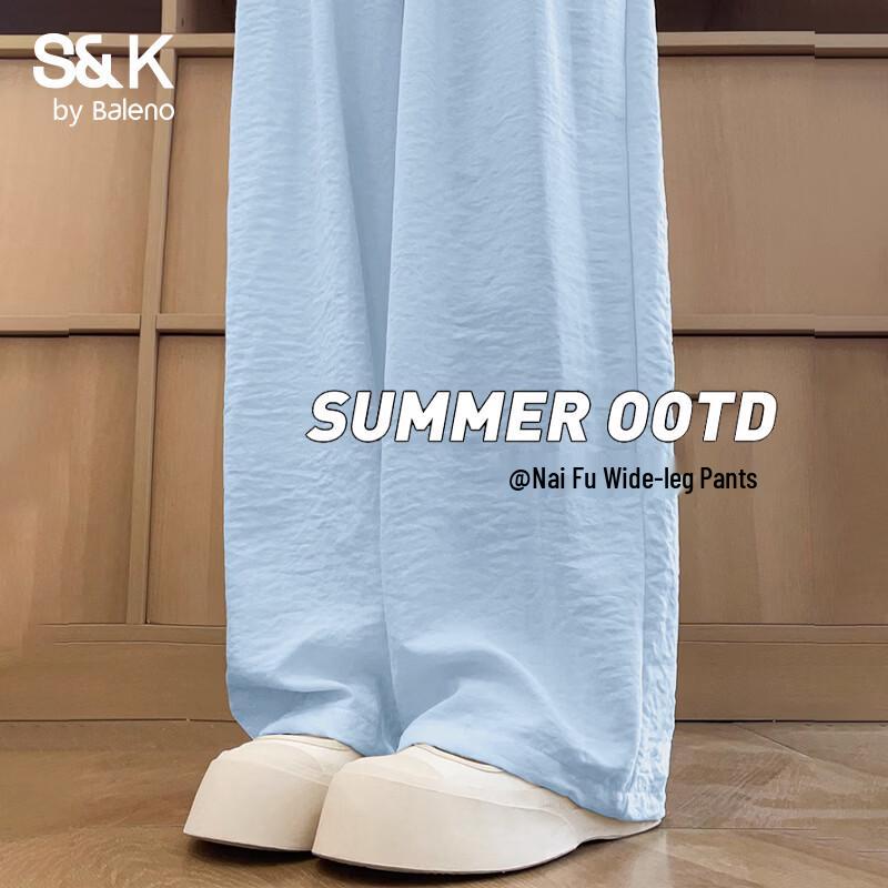 

Baleno S&K Cloud Feel Wide-Leg Pants M