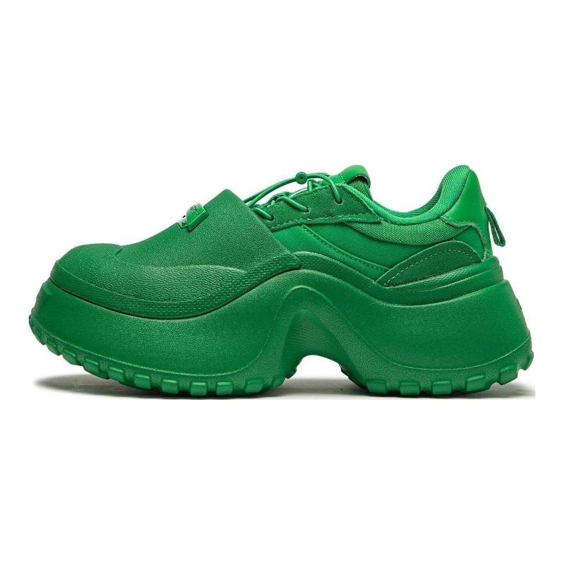 Li-Ning China Li-Ning Project* Shell Buckle Women s Low-Top Lifestyle Shoes Medium Green AGCT214-4 37