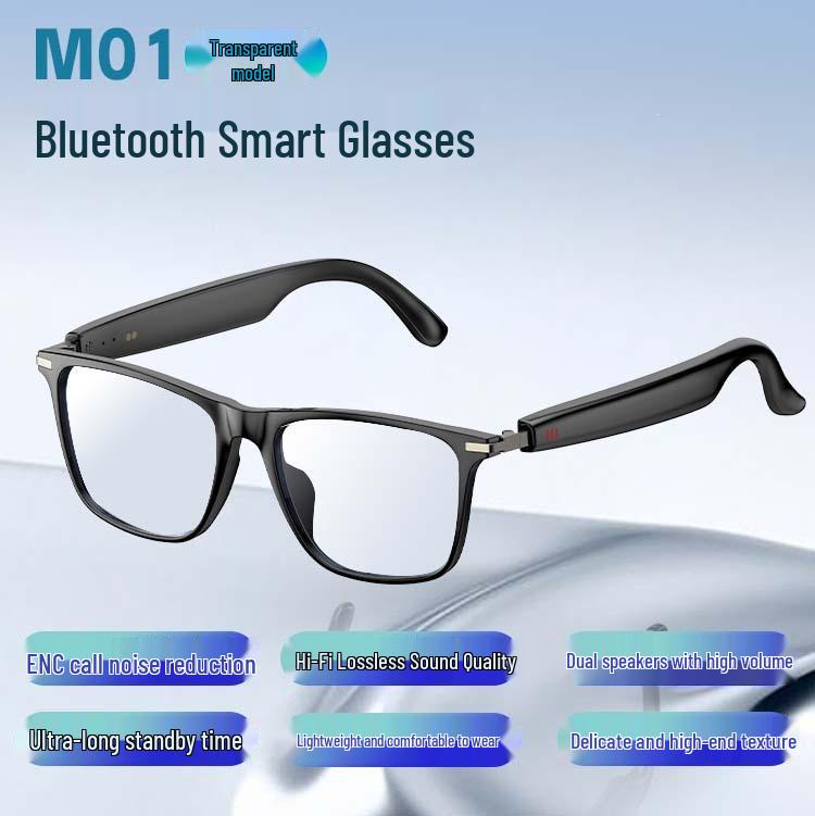AI Translation Smart Glasses: Noise-Canceling Calls, Music, Meeting Notes, Ultra-Long Battery, Bluetooth-Enabled