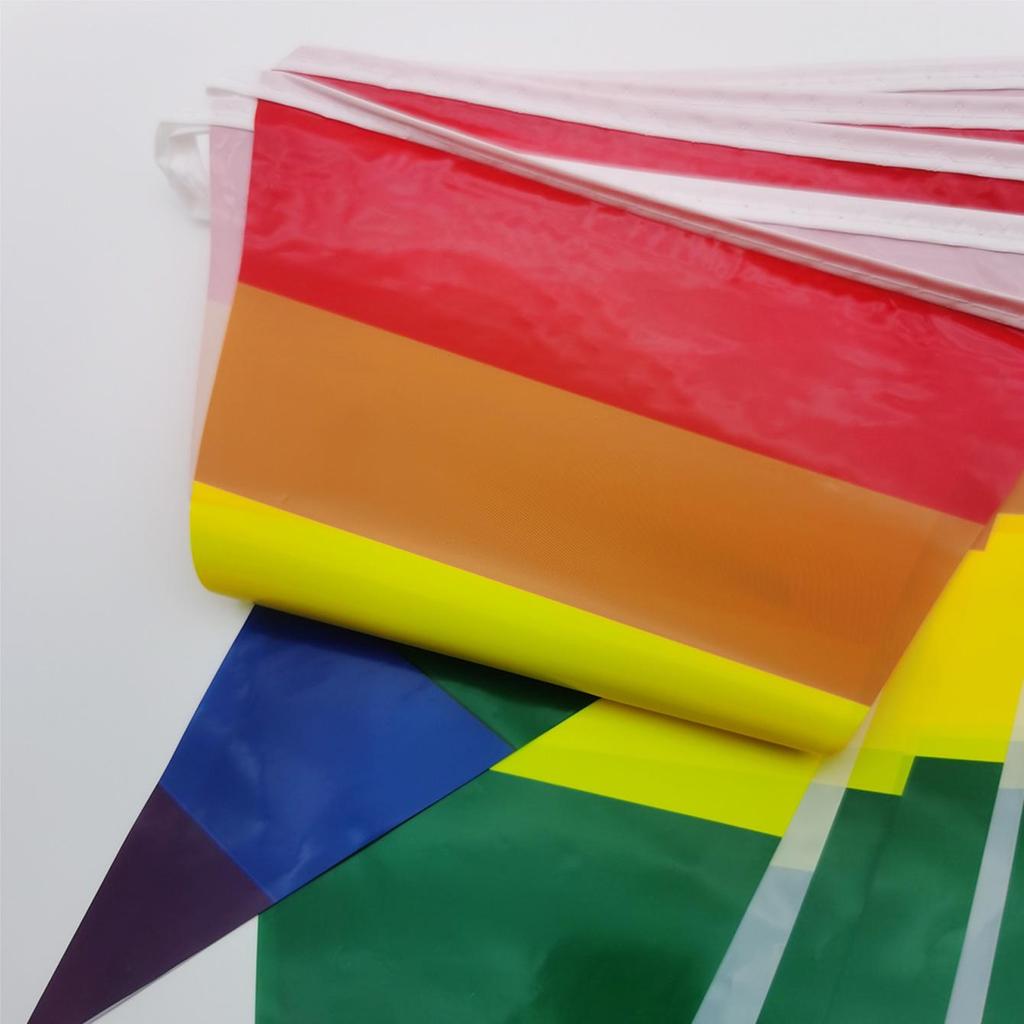 Rainbow Pennant String for Kindergarten, Birthday & Juneteenth Decorations