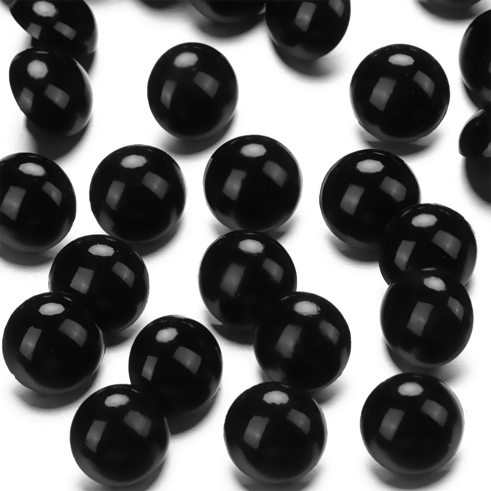 Gift Plastic 9-25mm Black Safety Eyes Dolls Accessories Bears Needle Felting Animals Puppets Making