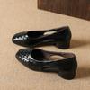Fashion French Retro Woven 2025 New Fashion Shallow Women's Single Shoes
