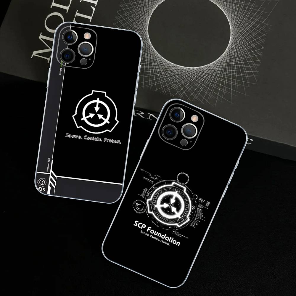 Cool S-scp Logo For IPhone 17 16 16e 15 14 13 12 11 Pro Max Mini Plus Phone Case