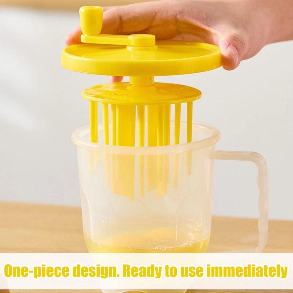 Microwave-Safe Egg Yolk Shake Non-Stick Hand-Cranked Egg Maker  Kitchen Tools