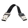 Chenyang USB Płaski USB Męski do Męskiego Kabel Taśmowy Flex do Przedłużania do Przesyłania Danych i Ładowania Kabel 2.0, Adapter 2.0, 1.0M