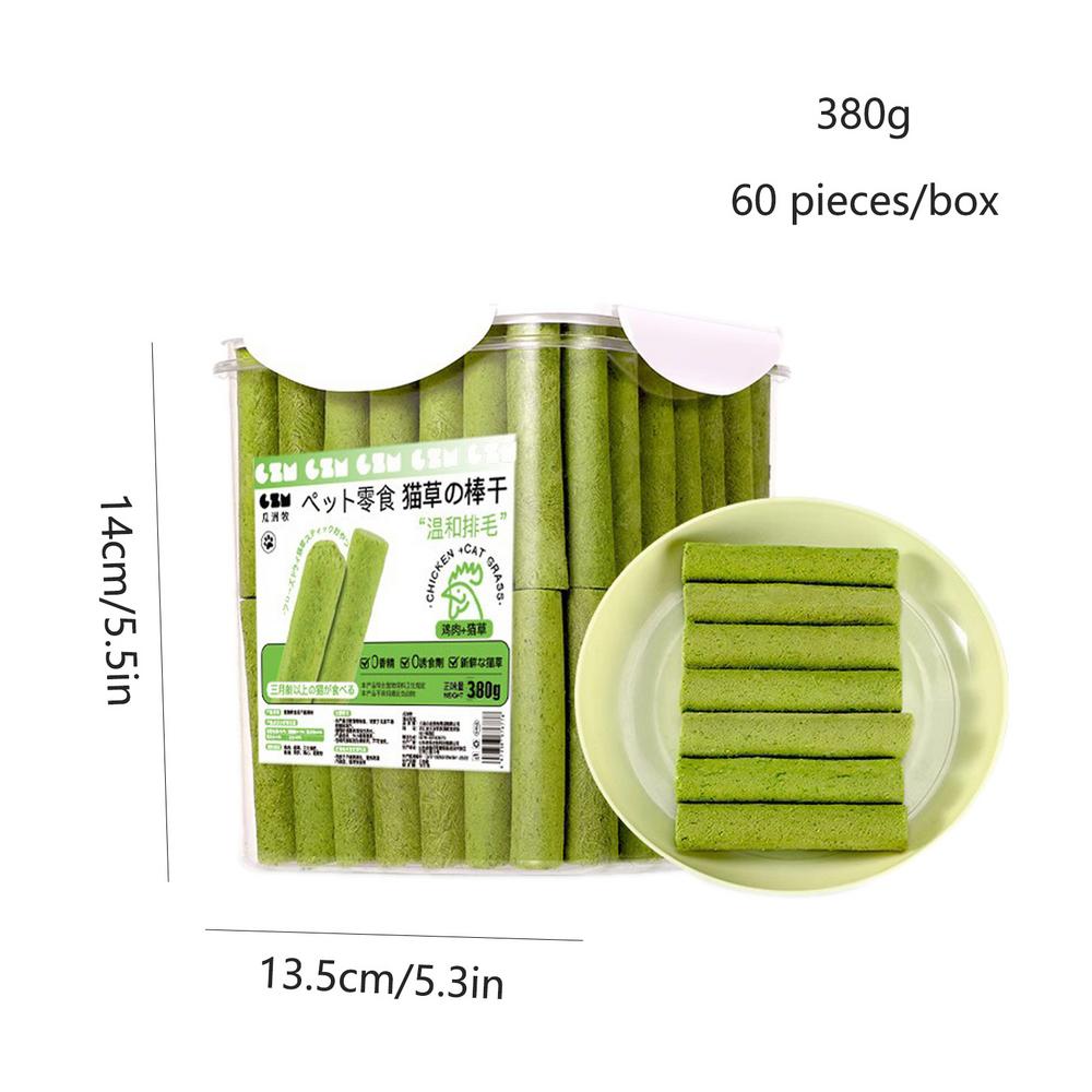 Cat Grass Chew Stick Natural Grass Tooth Grinding Stick Multi-Functional Grass Tooth Grinding Stick For Indoor Cats Teeth Caring