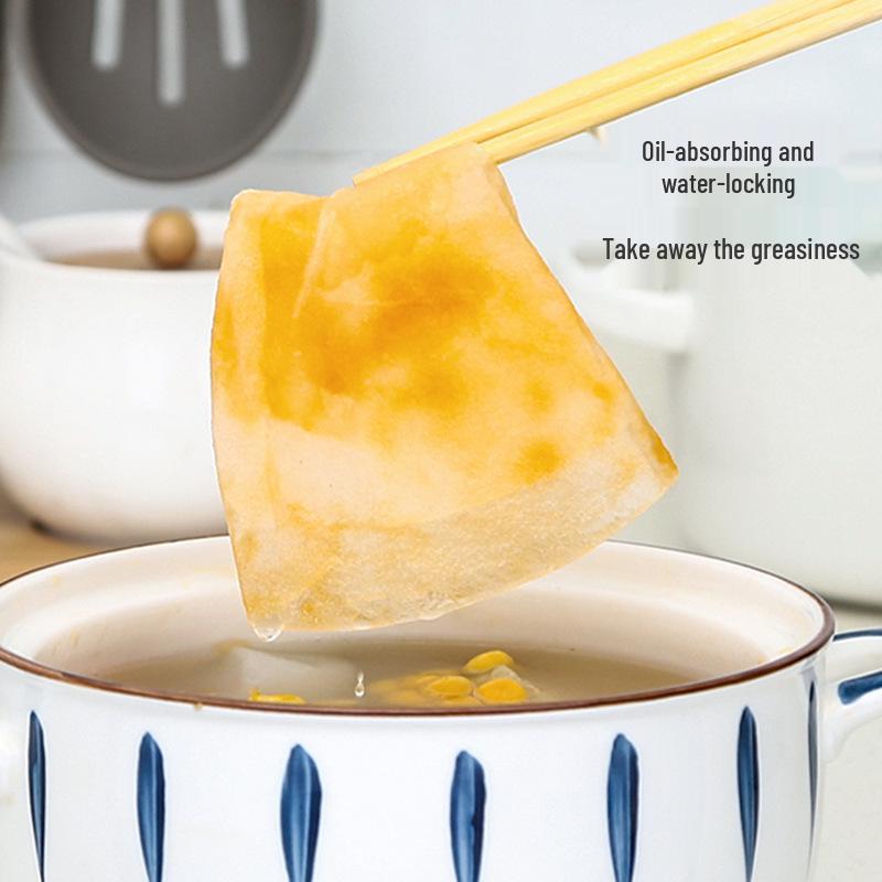 Oil-Absorbing Paper for Kitchens - Removes Scum & Floating Oil