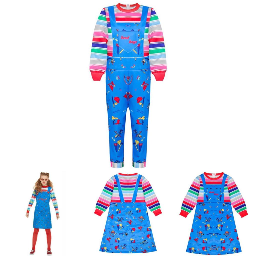 Entzückendes Child's Play Lizenzkostüm Chucky für Halloween Kinderkostüm