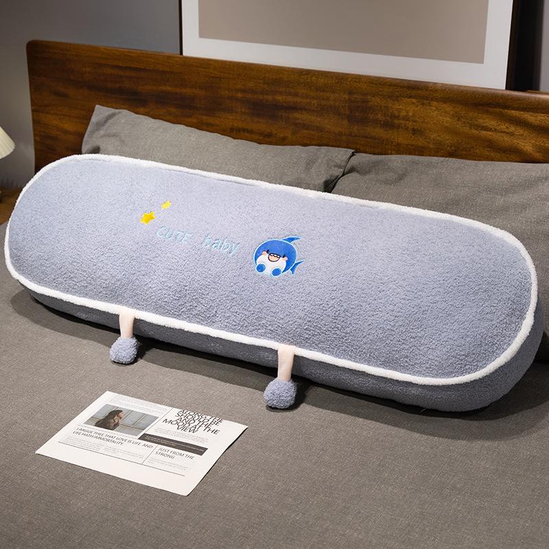 Removable And Washable Cartoon Animal Long Pillow Girl Bed Sleeping Sandwich Leg Long Throw Pillow Plush Single Double Pillow