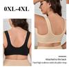 Front-closure Sexy Bra Plus Size Underwear Wire-free Vest Style XL-4XL