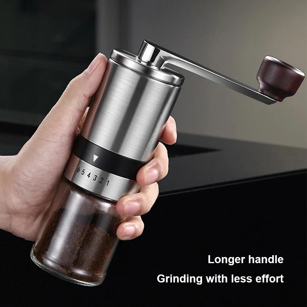 Manual Coffee Grinder High Quality Hand Coffee Mill with Ceramic Grinding Core Adjustable Home Portable Coffee Grinding Tools