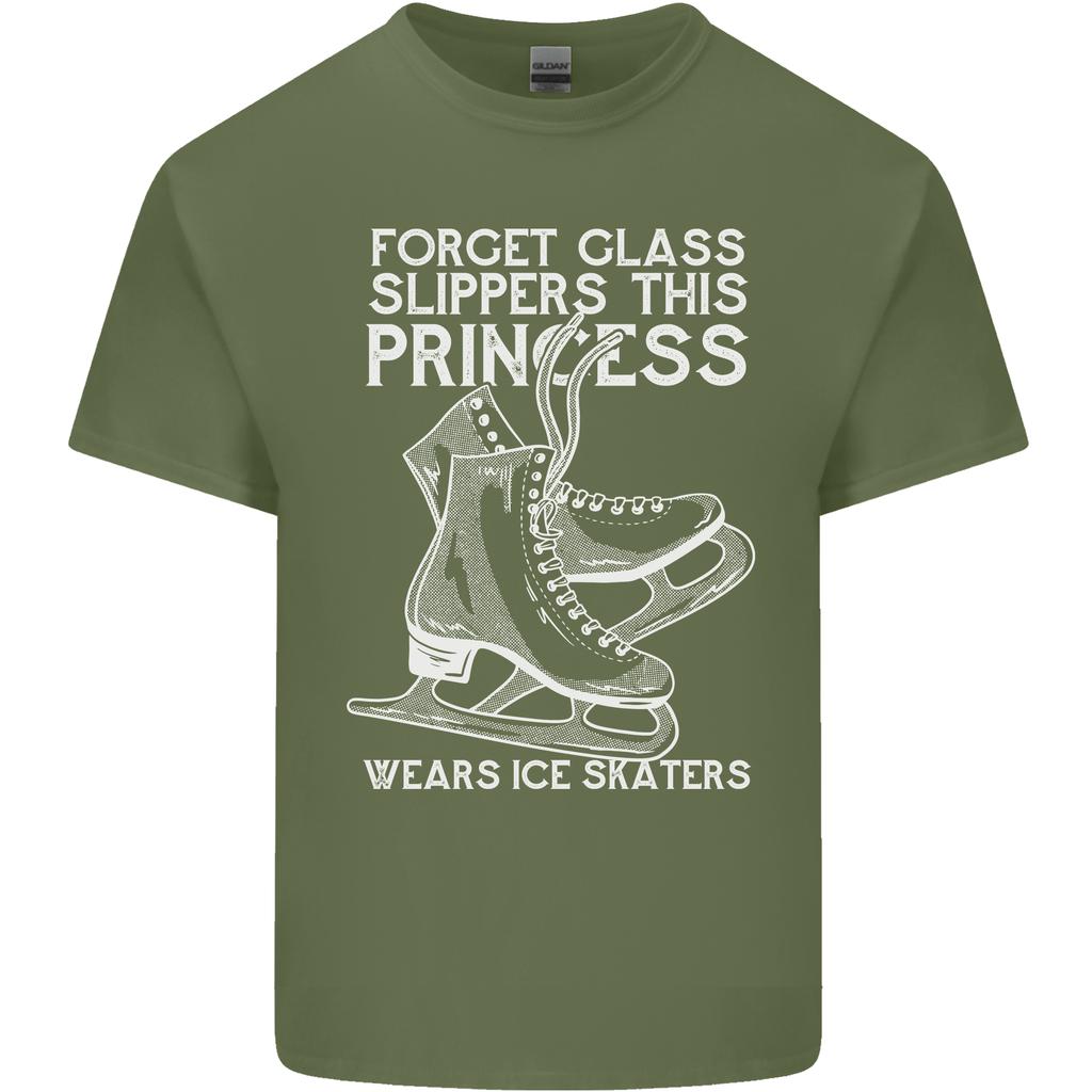 Funny This Princess Wears Ice Skates Skater Unisexs Light Cotton TShirt