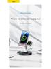 PISEN 15W MagSafe 3-in-1 Wireless Charger for Phone, Watch, and Earphones with Lazy Bracket