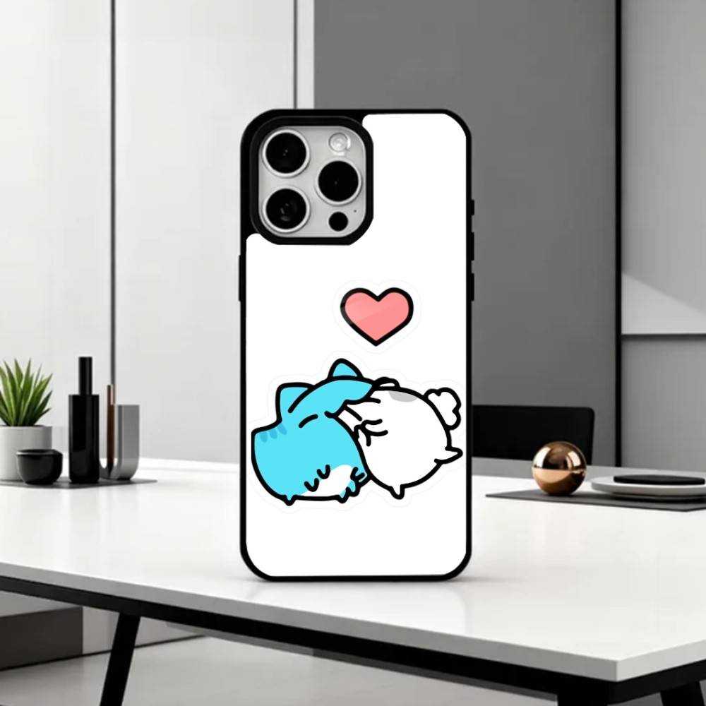 

C-Capoo W-Whimsical B-Bugcat Phone Case For iPhone17,16,15,14,13,12,11 Plus,Pro Max Magnetic For Magsafe Wireless Charging iPhone17