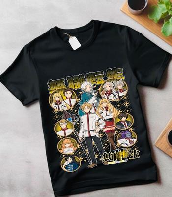 T-Shirt Mushoku Tensei Roxy Migurida Jobless Reincarnation Anime Shirt All Size