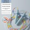 Children's Rainbow Bamboo Jump Rope