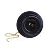 (YY)1Pc 2026 New E27 Bakelite Self-locking Light Body with Zipper Switch Lamp Base E27 Full Tooth Lamp Holder with Push Button