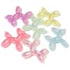 5Pcs/Lot 46x50mm Mix Acrylic Pendant Fluffy Balloon Dog Shape Charms Pendant For Bracelet DIY Necklace Jewelry Making