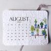 Plantable Seeds Paper Calendar 2026 Biodegradable Plantable Calendar with Wildflower Seeds Monthly Growable Planner for Eco-Friendly Office