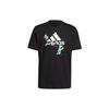 adidas T-shirt z wszywanym rękawem Męski Czarny GS6314