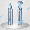 2 In 1 Multi Functional Electric Nose Hair Trimmer Sideburns Cutter Trimming Machine   Blue(Blue )