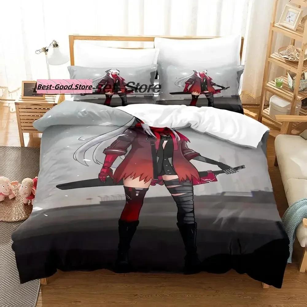 GRAY RAVEN PUNISHING Lucia Bedding Set Single Twin Full Queen King Size Bed Set Aldult Kid Bedroom Duvetcover Sets Anime