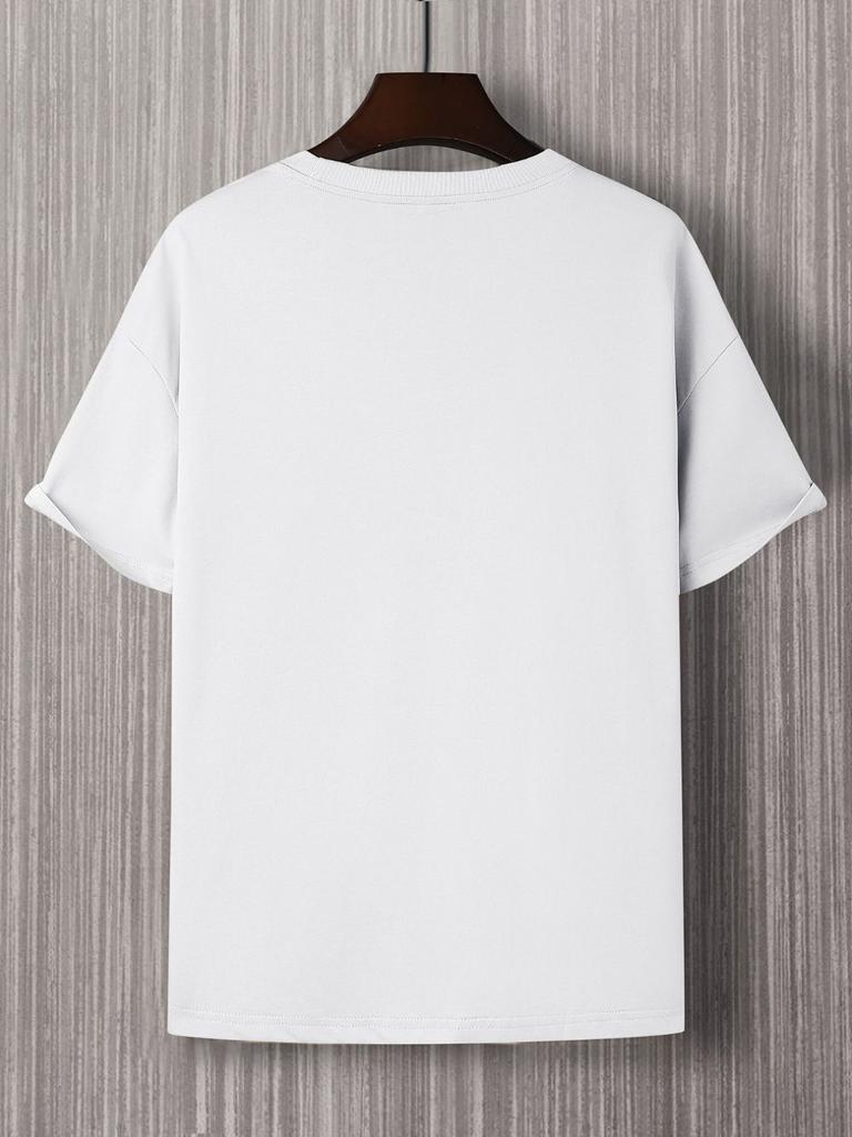 Summer Men's Cotton Casual Loose T-shirt Oversized Short Sleeve Heavyweight Comfortable Breathable Male Female Clothing