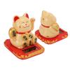 Cat Solar Powered   Size Bring in Wealth and Treasure Cute Smile   Maneki Neko for Car Bedroom