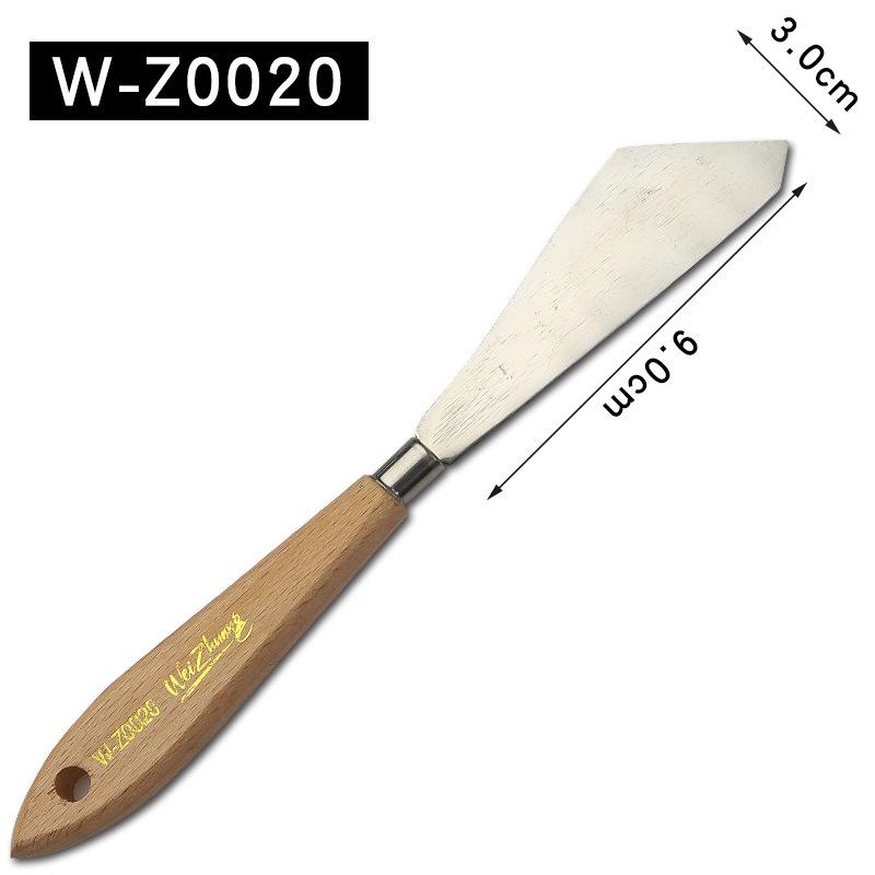 5-Piece Stainless Steel Palette Knife Set for Gouache and Oil Painting