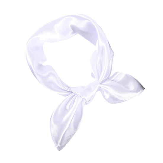 Silk Scarf Soft Breathable Smooth Satin Square Scarf Sun Protection Headscarf Headband Neck Wrap Lightweight Fashion Accessory