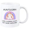 New Unicorn Aunticorn Ceramic Coffee Mug Water Cup Aunt Foreign Trade Unicorn Mug