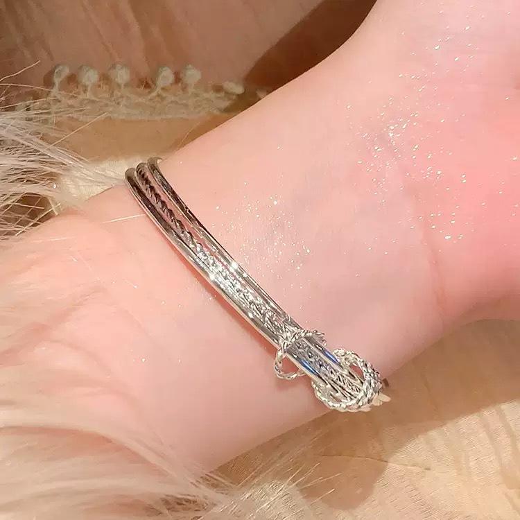 

Роскошный браслет с микропаве из бриллиантов, женская модная титановая сталь, не выцветает, универсальное ювелирное изделие-браслет.