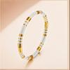 European & American Stainless Steel Women's Titanium Bracelet - Colorfast, Niche Fashion, High-End Feel