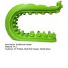 Zahnbürstenhalter 3D-gedruckt PLA-Material Mehrschlitz Badezimmer-Aufbewahrungs-Organizer Anti-Rutsch-Boden Badezimmer-Organizer