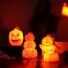 Halloween Skull & Skeleton Lantern Pumpkin Candle Holder