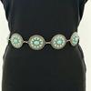 Bohemian Ethnic Handmade Turquoise Inlaid Waist Belt