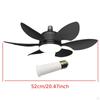 Ceiling Fan Light Noiseless Lamp for Home Use Indoor Dining Room White