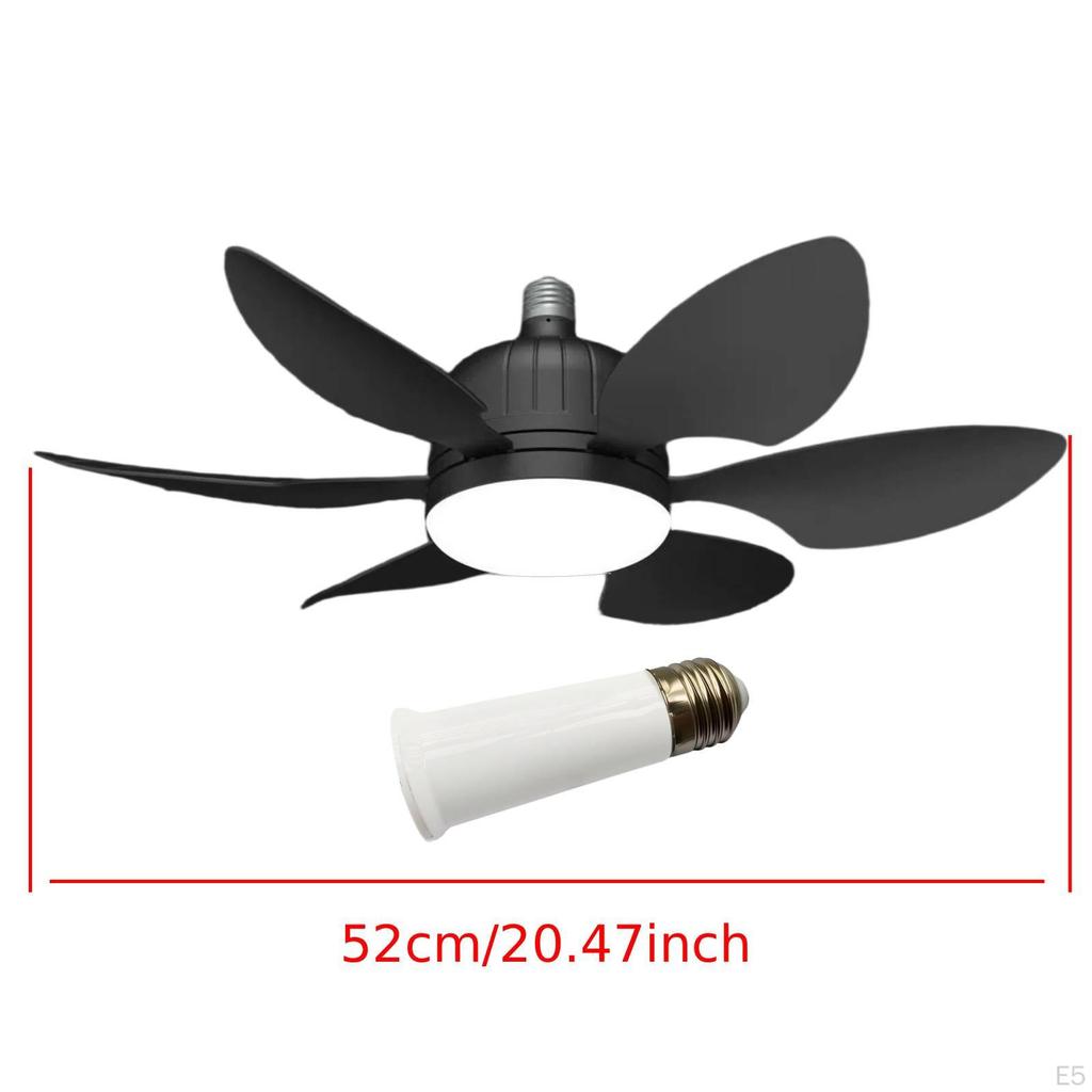 Ceiling Fan Light Noiseless Lamp for Home Use Indoor Dining Room White
