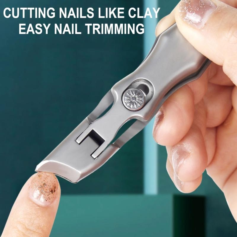 Angled Nail Clippers Nail Cutter Large Opening Toenail Clippers Stainless Steel Fingernail Clippers Toe Nail Clippers