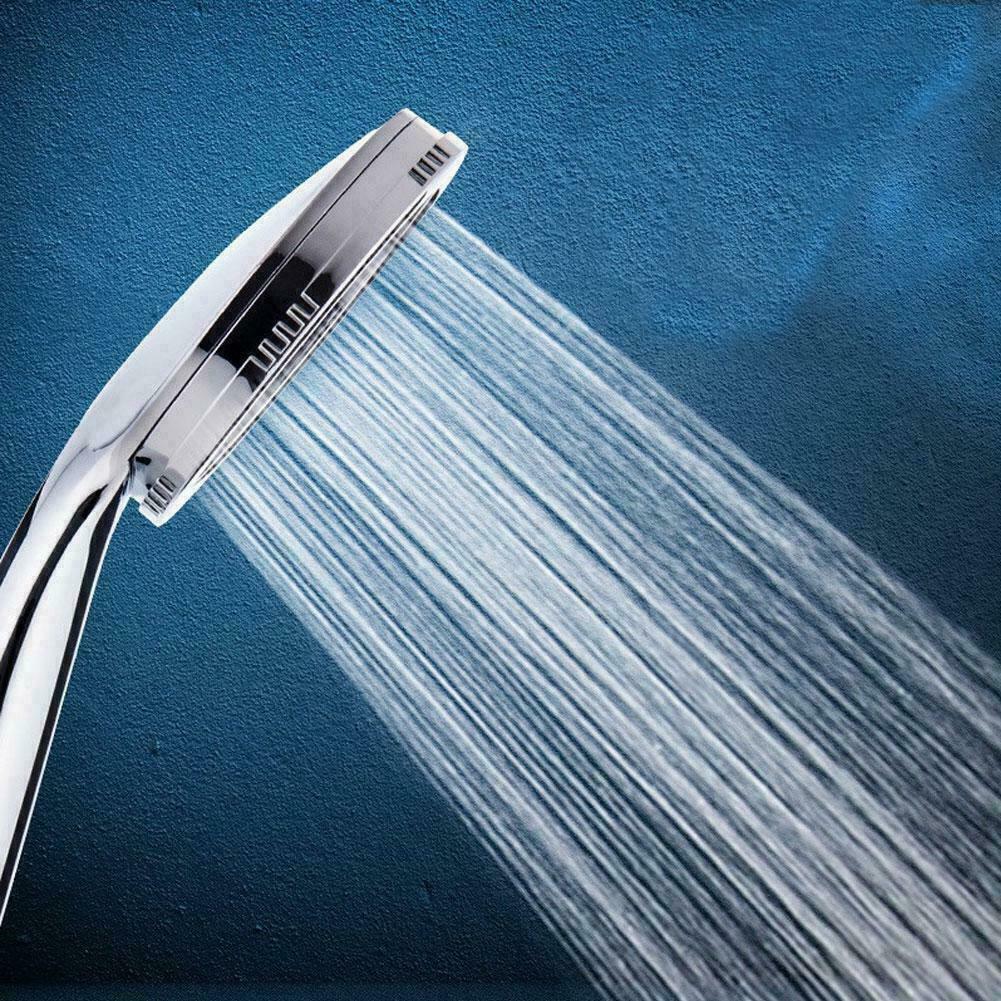High Turbo Pressure Bath Powerful Energy Water Save Shower Chrome Head ...