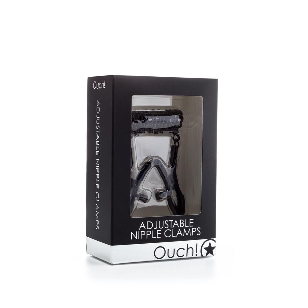 Adjustable nipple clamps with black tip