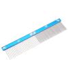 Wide Teeth Dog Comb Metal Teeth Grooming Comb Comfort Grip Dematting Comb  Pet Salon Use