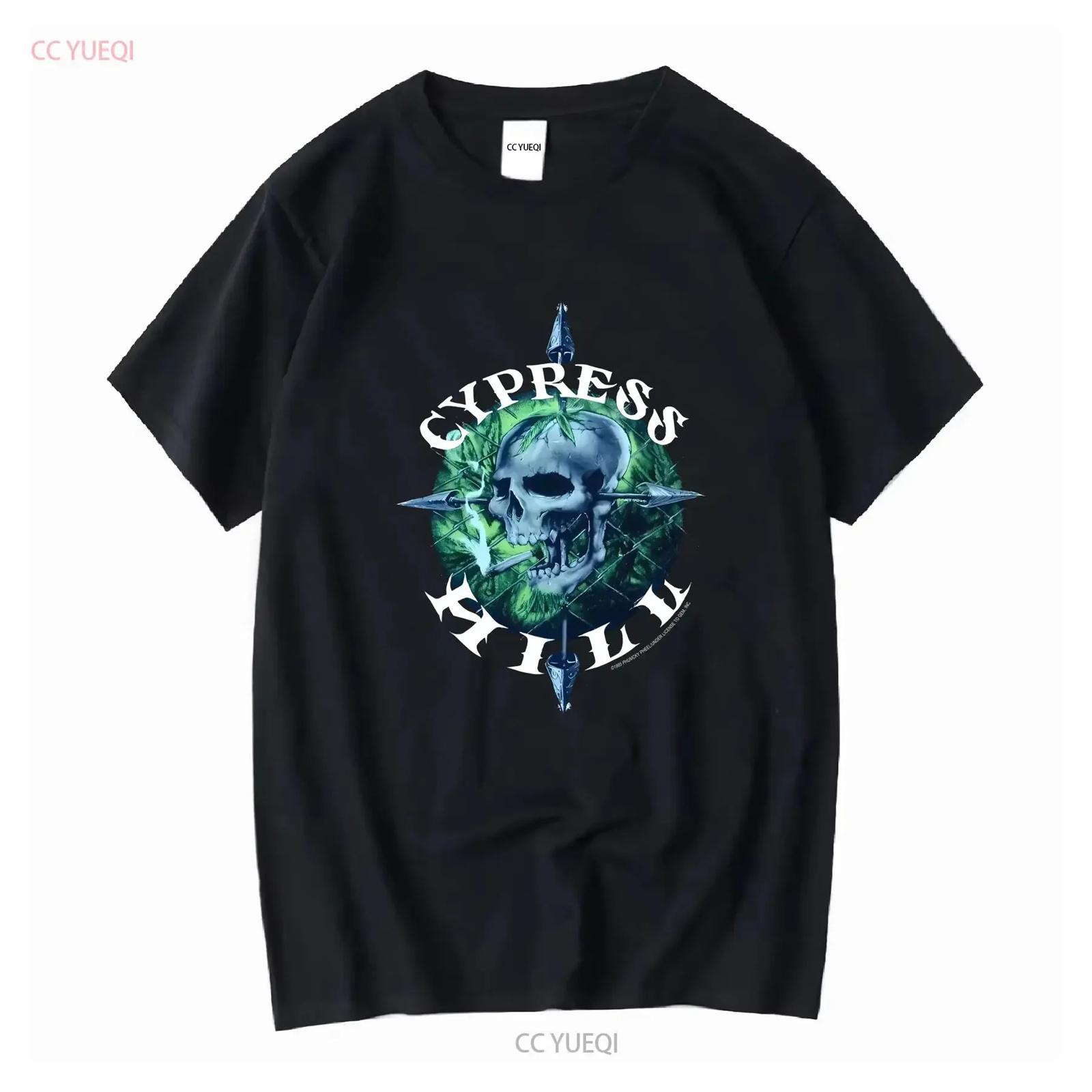 

90s CYPRESS HILL Band Classic Black Cotton T shirt All Sizes ZL021 vintage Washed Casual graphic fashion Stylish Comfortable XXXXXL різнокольоровий