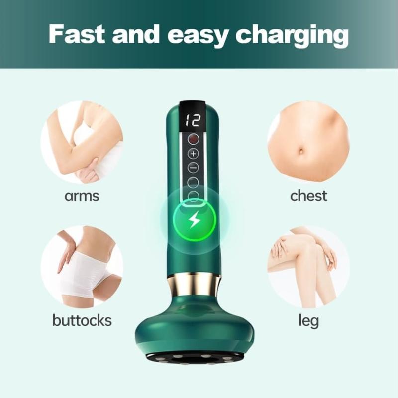 Electric Vacuum Cupping Device, Used To Dredge Meridians, 12-speed Adjustment, Rechargeable
