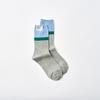 It's Socks Label Color Block Socks Blue Gray_FS0825024