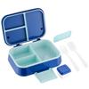Multi-Compartment Bento Box Students Adults Leakproof Plastic Lunch Container Microwave-Safe 3/4/5 Grids 800-1000ml
