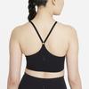 Nike Fan-Shaped Trim Low-Intensity Support Sports Bra Women Underwear Black CZ7645-010