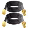 1 Piece 5m RF Extend Cable Converter Cord Copper Feeder Wire SMA To SMA Connector RG174 Router Antenna Extention Cable